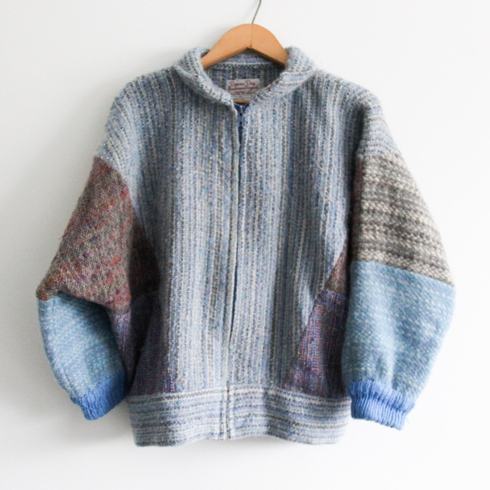 Vintage handwoven knit jacket